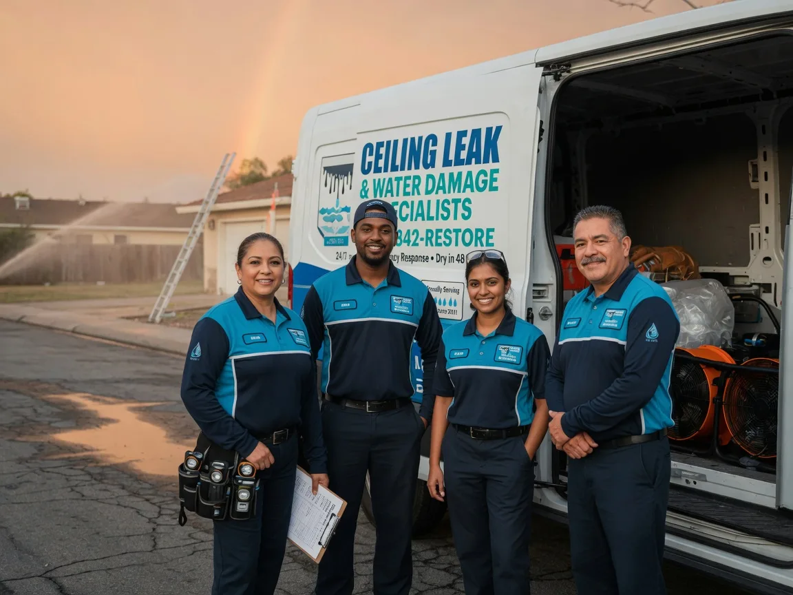 Ceiling Leak Cleanup company in King, WI