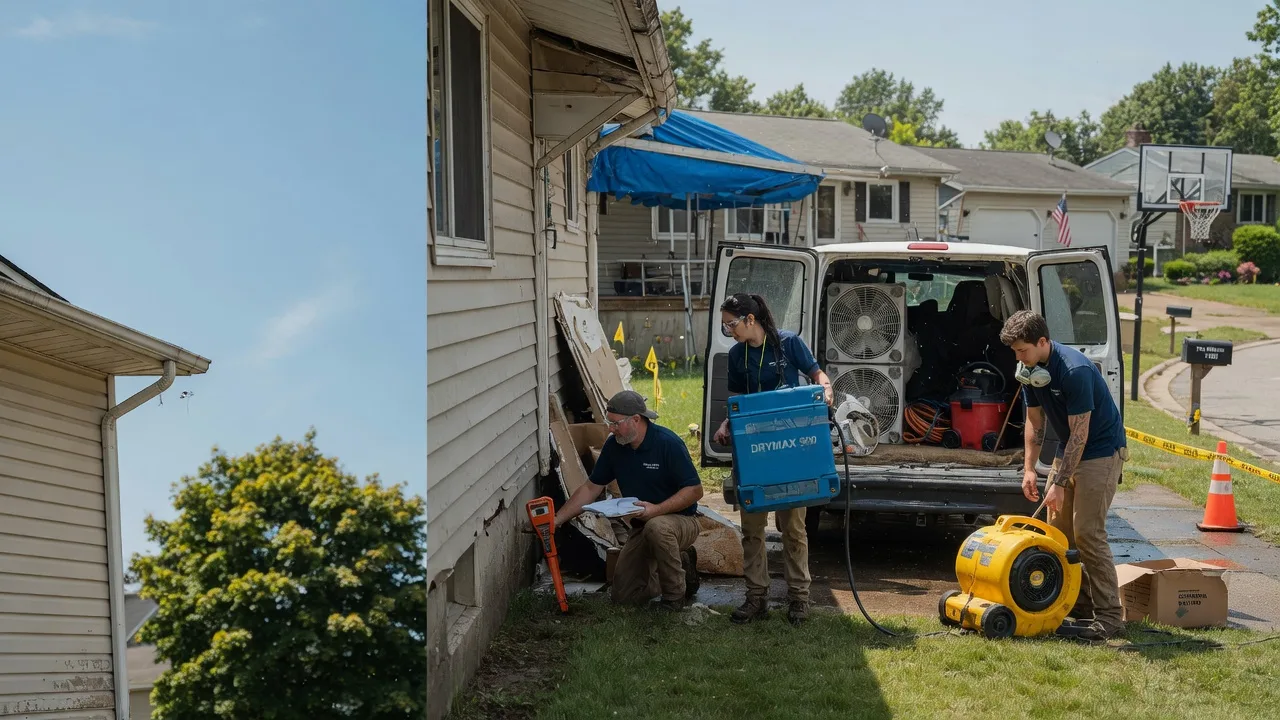 Ceiling Leak Cleanup in King, WI near me