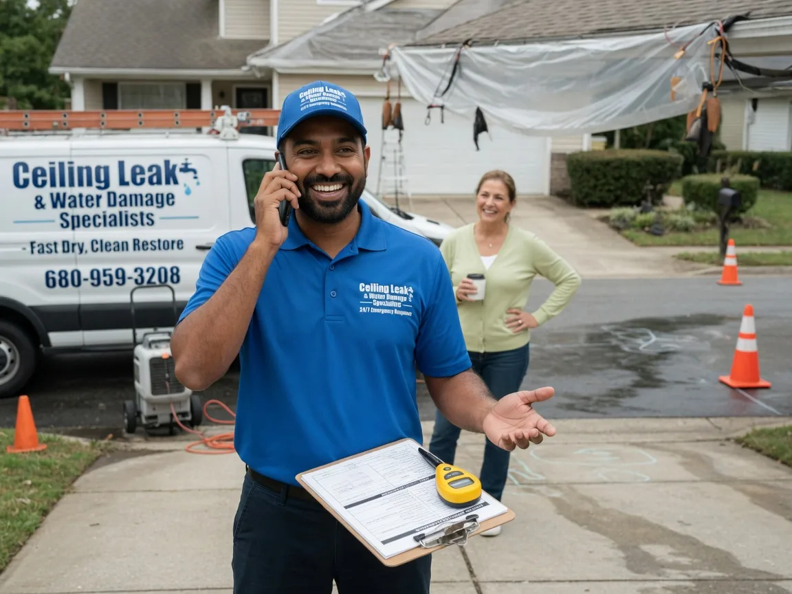 Ceiling Leak Cleanup King, WI FAQs